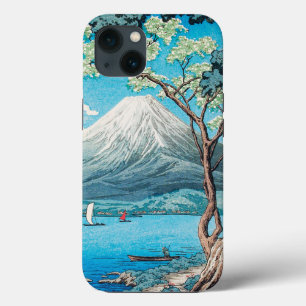 Funda Para iPhone 13 Monte Fuji desde el lago Yamanaka por Hiroaki Taka