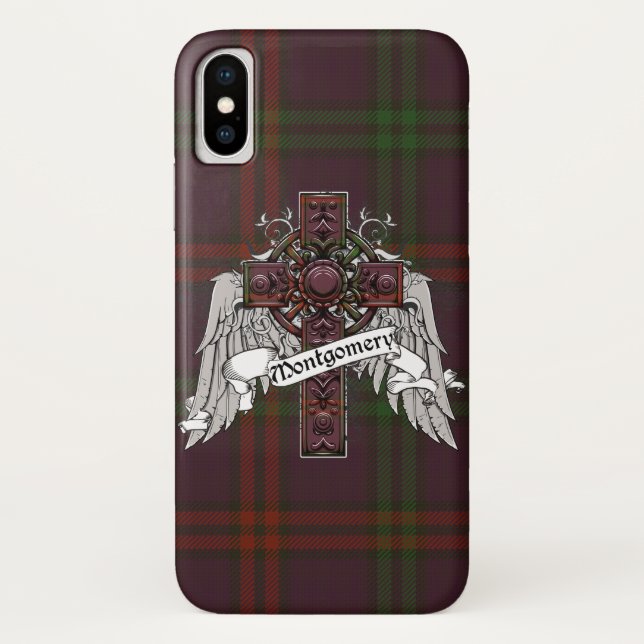 Funda De Case-Mate Para iPhone Montgomery Tartan Cross (Reverso)