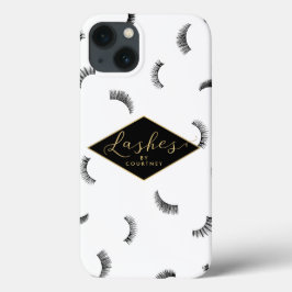 Funda Para iPhone 13 Montones de Lantazas Patrón Lash Salon Personaliza
