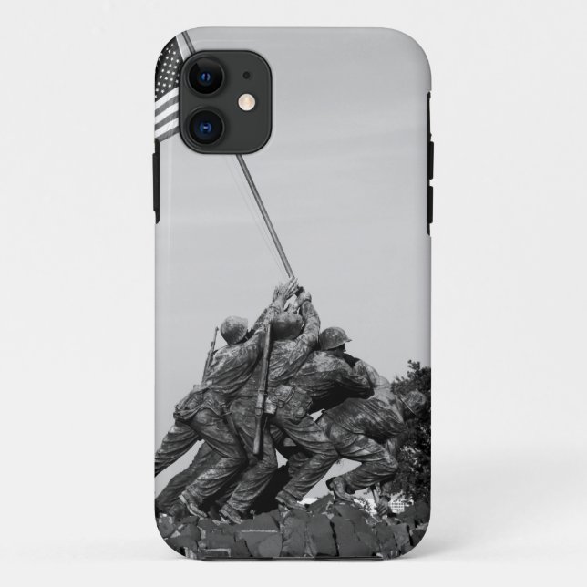 Funda De Case-Mate Para iPhone Monumento de Iwo Jima (Reverso)