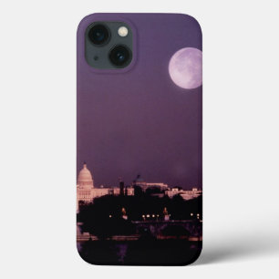 Funda Para iPhone 13 Monumento de Washington, el capitolio y Jefferson