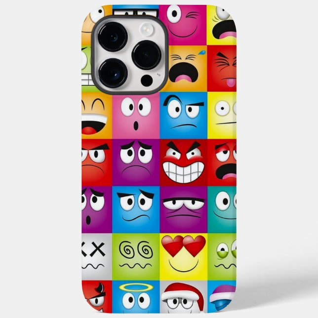 Funda De Case-Mate Para iPhone Moods and Emoticons (Reverso )