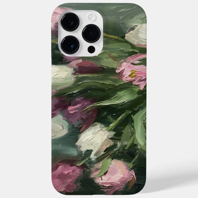 Funda De Case-Mate Para iPhone Moody Floral Tulips (Reverso)