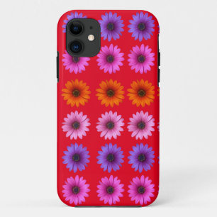 Funda Para iPhone 11 Moody Modern Winter Navidades Botánicos Rojo
