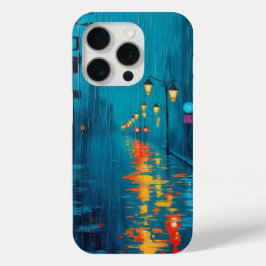 Funda Para iPhone 15 Pro Moody Rainy Night Vibrant