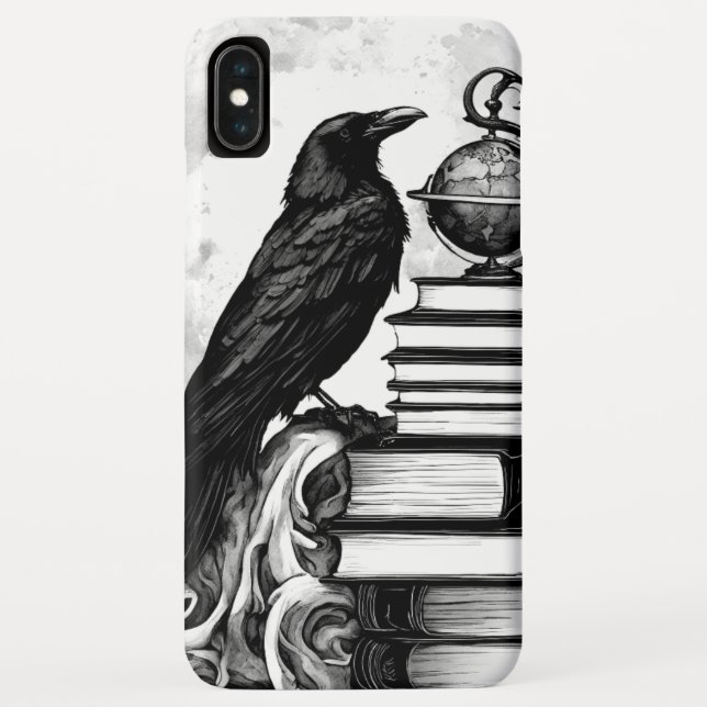 Funda De Case-Mate Para iPhone Moon Raven (Reverso)