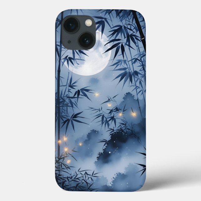 Funda De Case-Mate Para iPhone Moonlit Bamboo Reverie (Reverso)