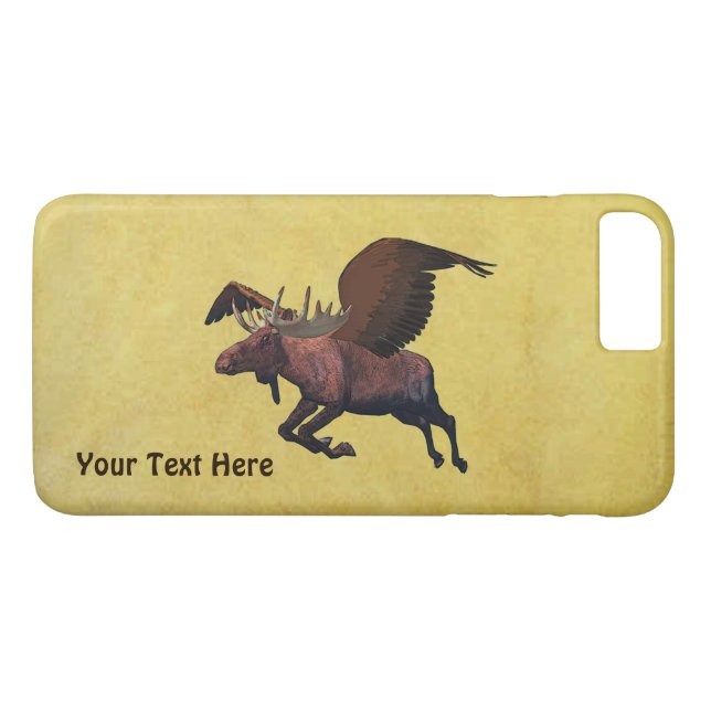Funda De Case-Mate Para iPhone Moose volador (Reverso (horizontal))