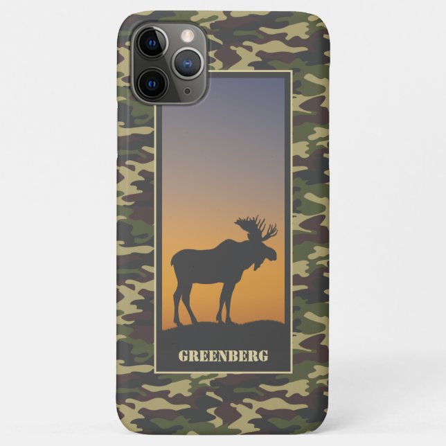 Funda De Case-Mate Para iPhone Moose y Camo (Reverso)