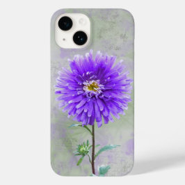 Funda Para iPhone 14 De Case-Mate Morado acuarela Dahlia