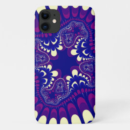 Funda Para iPhone 11 Morado morado morado flor de gloria