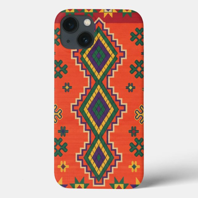 Funda De Case-Mate Para iPhone Moroccan Harmony in Orange (Reverso)