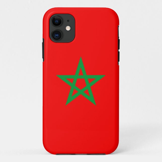 Funda De Case-Mate Para iPhone morocco country flag symbol star (Reverso)