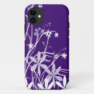 Morple Spring Flowers iphone 5 Funda duro