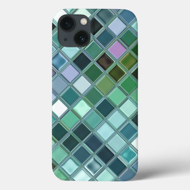 Funda De Case-Mate Para iPhone Mosaic Tile Tile Art (Reverso)