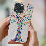 Funda Para iPhone 13 Pro Mosaico<br><div class="desc">Este singular estuche de teléfono presenta un árbol de mosaicos con colores arcoiris sobre un fondo gris pálido. Porque creamos nuestra propia obra de arte no encontrarás esta imagen exacta de otros diseñadores. Mosaico original © Michele Davies</div>