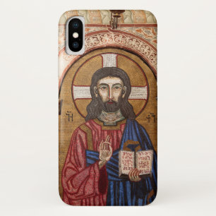 Funda Para iPhone X Mosaico antiguo de Jesús