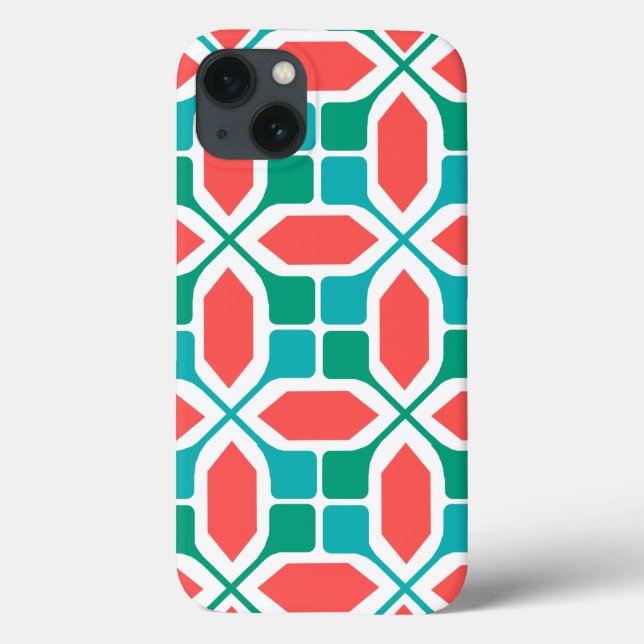 Funda De Case-Mate Para iPhone Mosaico Art Deco (Reverso)