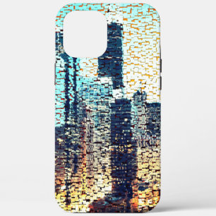 title_seo2 Mosaico azul de gran ciudad construida