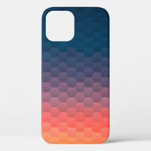 Funda Para iPhone 12 Mosaico colorido. Retrograso hipster geométrico