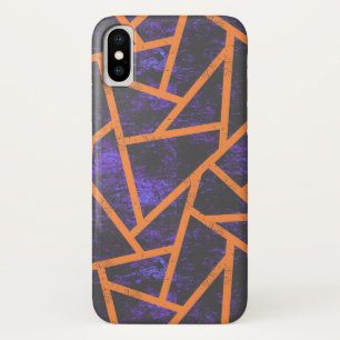 Funda Para iPhone X Mosaico de Halloween patttern