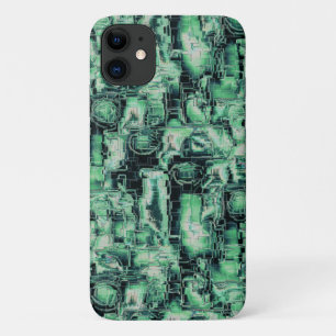 Funda Para iPhone 11 Mosaico de imagen abstracto rústico tallado en ton