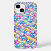 Mosaico de lujo de piedras preciosas brillantes y