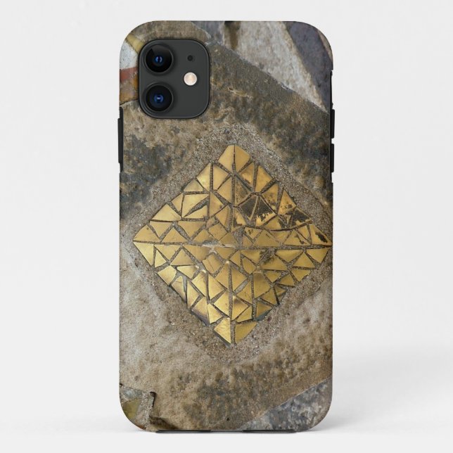 Funda De Case-Mate Para iPhone Mosaico de oro de Gaudi (Reverso)