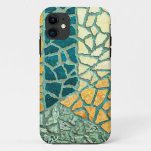 Funda Para iPhone 11 Mosaico de piedra de pintura acuarela + tus ideas