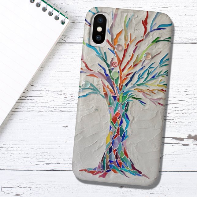 Funda De Case-Mate Para iPhone Mosaico del árbol de la vida (Subido por el creador)