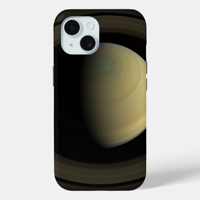 Funda De Case-Mate Para iPhone Mosaico Del Planeta Saturno Y Sus Anillos Principa (Reverso )