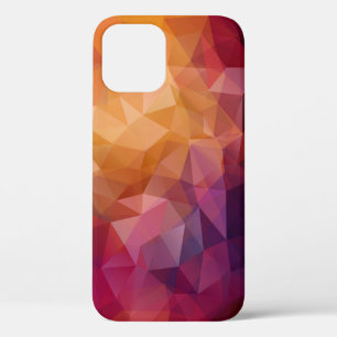 Funda Para iPhone 12 Mosaico del Triángulo: Vintage oscuro