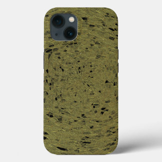 Funda Para iPhone 13 mosaico_elegante_BLACK_GREEN