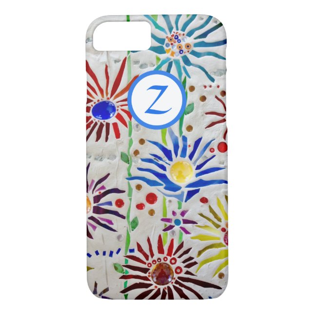 Funda De Case-Mate Para iPhone Mosaico floral (Reverso)
