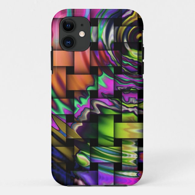 Funda De Case-Mate Para iPhone Mosaico Funky (Reverso)