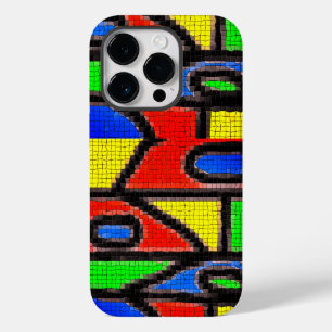Funda Para iPhone 14 Pro De Case-Mate Mosaico hecho a mano, pintura Barcelona Tilles