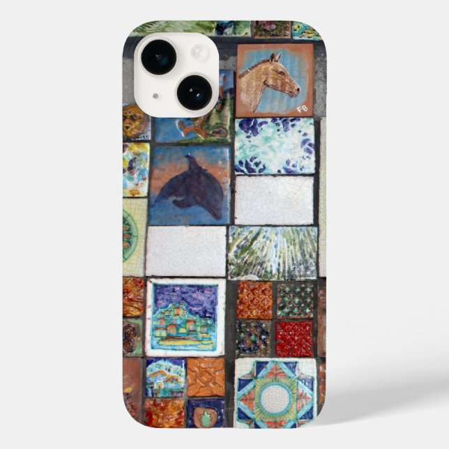Funda De Case-Mate Para iPhone mosaico italiano (Reverso )