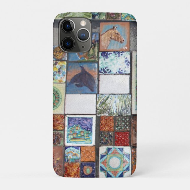 Funda De Case-Mate Para iPhone mosaico italiano (Reverso)
