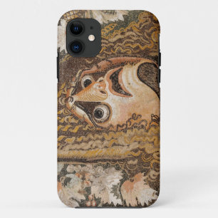 Funda Para iPhone 11 Mosaico romano, con máscara, hojas y frutas