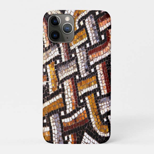Funda De Case-Mate Para iPhone Mosaico Romano de Otoño (Reverso)