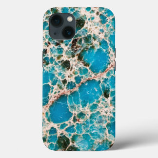 Funda Para iPhone 13 Mosaico turquesa vintage