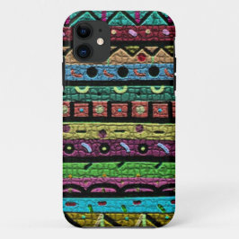 Funda Para iPhone 11 Mosaico verde de neón
