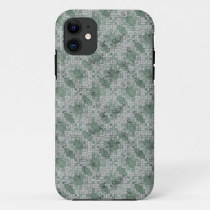 Funda Para iPhone 11 Mosaico Verde Grunge