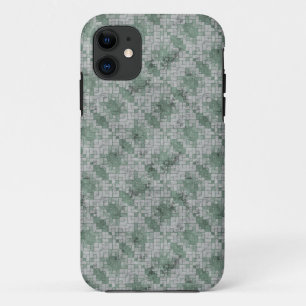 Funda Para iPhone 11 Mosaico Verde Grunge