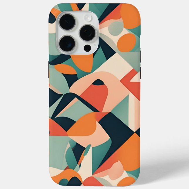 Funda De Case-Mate Para iPhone Mosaico vibrante (Reverso )