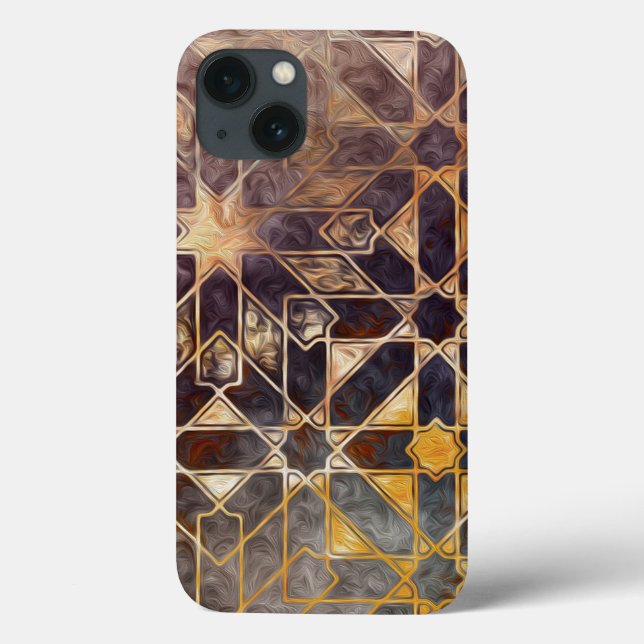 Funda De Case-Mate Para iPhone Mosaicos místicos I (Reverso)