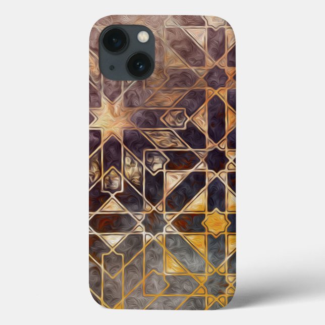 Funda De Case-Mate Para iPhone Mosaicos místicos I (Reverso)