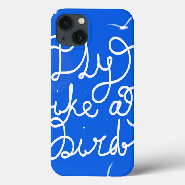 Funda De Case-Mate Para iPhone Mosca como un pájaro (Reverso)
