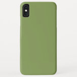 Funda Para iPhone XS Max Moss Green Background Solid Color Personalizar est<br><div class="desc">Este elegante producto personalizado con un fondo de color verde musgo sólido para usted o como regalo seguro que causará una impresión en todas las ocasiones. Haga clic en el botón "Personalizar it!" para mostrar las herramientas para personalizar de este producto si desea usar un editor de texto y un...</div>