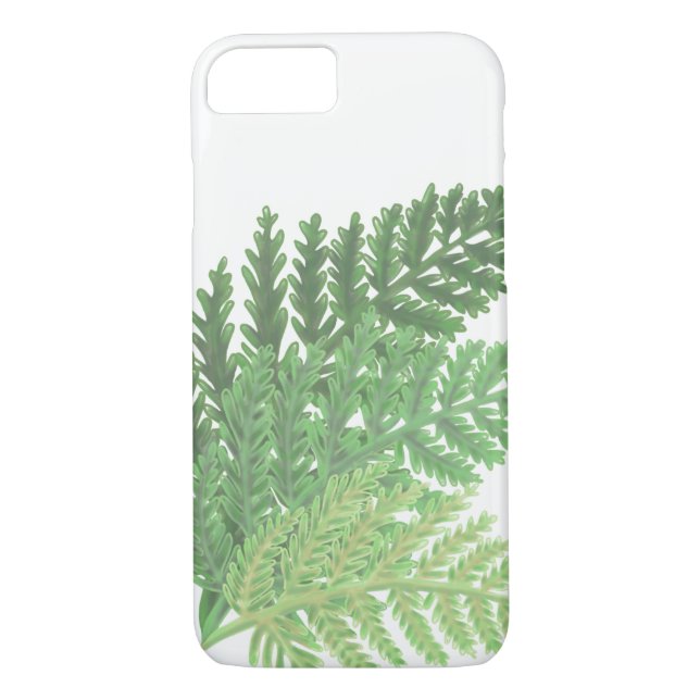 Funda De Case-Mate Para iPhone Moss Green Fern (Reverso)